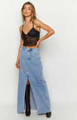 Eden Black Lace Cami Top