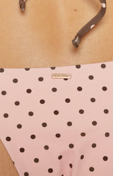 Ellis Pink Polka Dot Bikini Bottoms