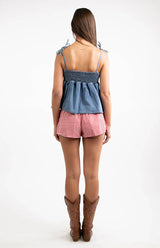 Ethel Blue Denim Top