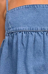 Ethel Blue Denim Top
