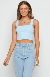 Nellie Crop Blue