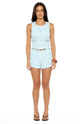 Tango Blue Top